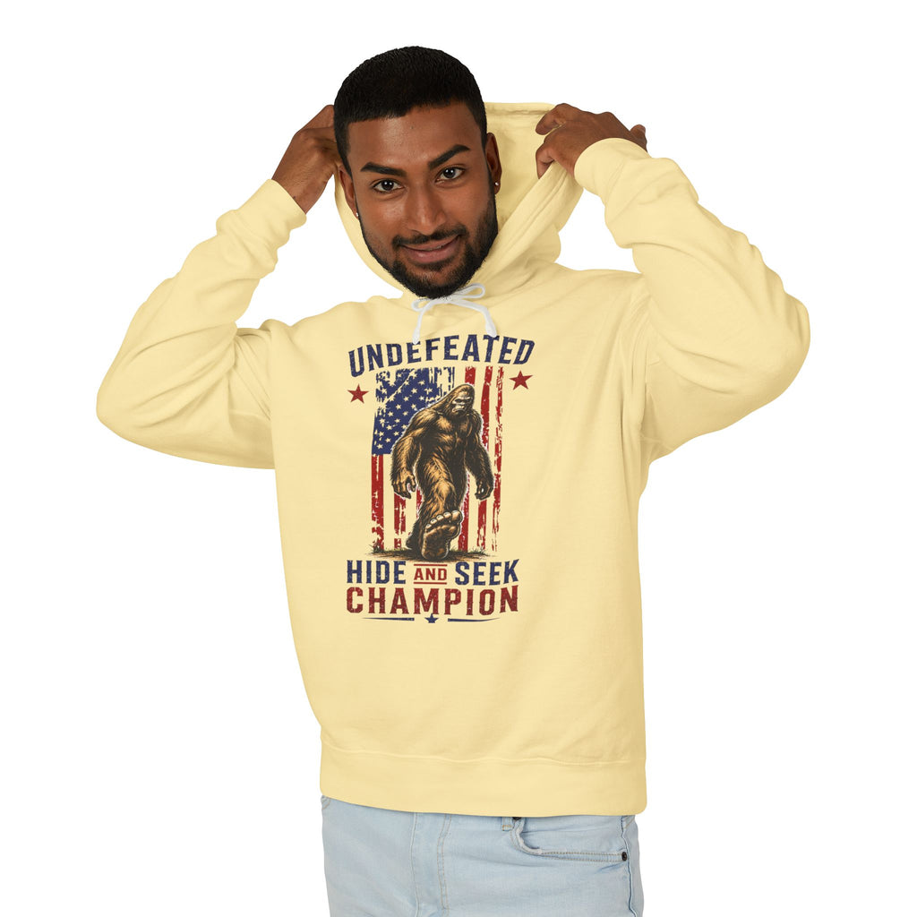 Undefeated Hide and Seek Champion 4th of July Hooded Sweatshirt