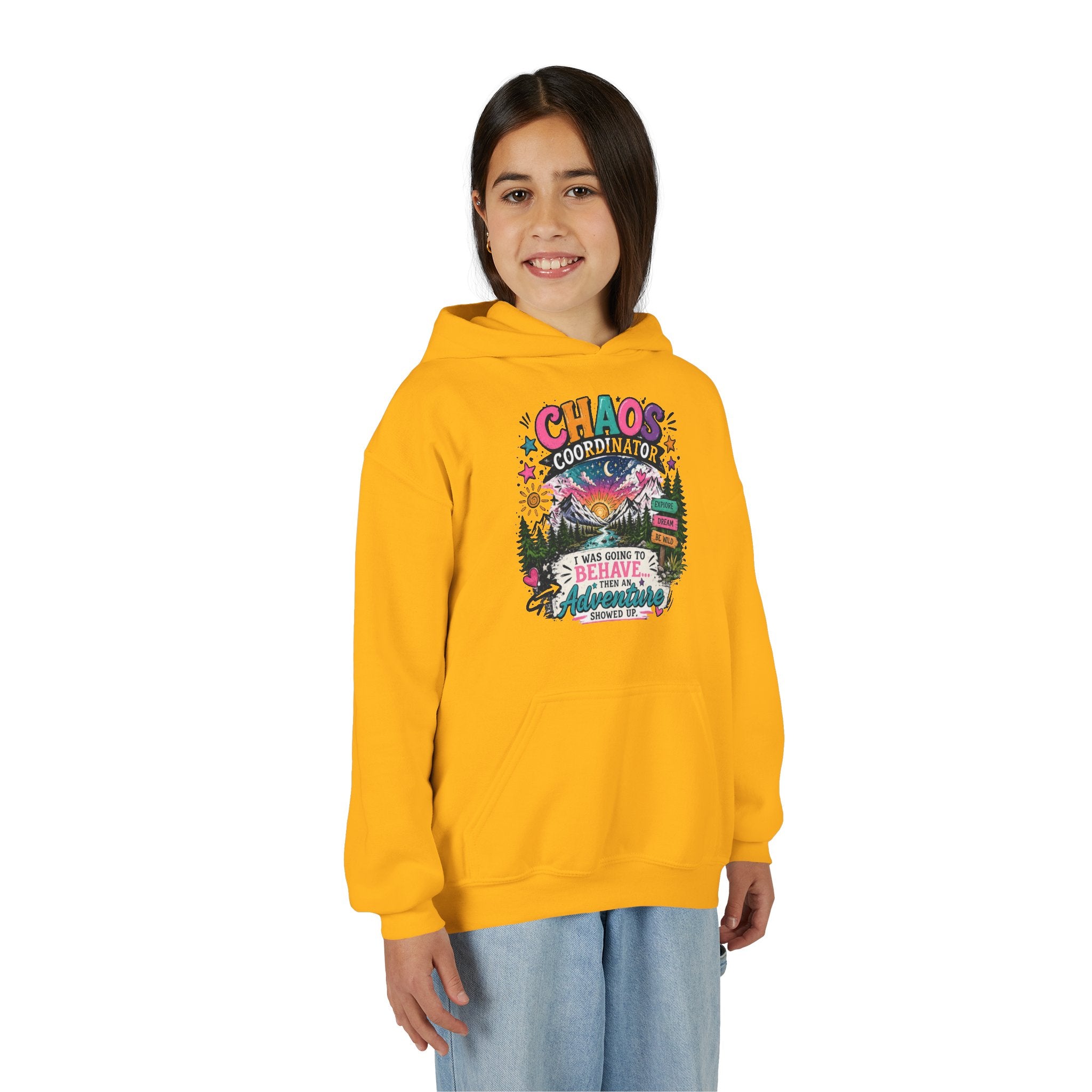 Chaos Coordinator Youth Heavy Blend Hooded Sweatshirt