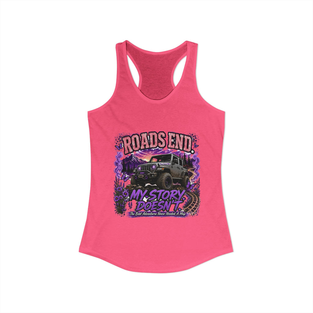 Roads End Jeep Women's Ideal Racerback Tank