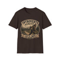 Bigfoot’s Introverts Unite Let's Not T-Shirt — Funny Sasquatch Recalculating Map Tee