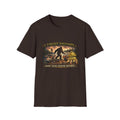 Bigfoot Graphic T-Shirt — "I Trust Bigfoot" Vintage Forest Design