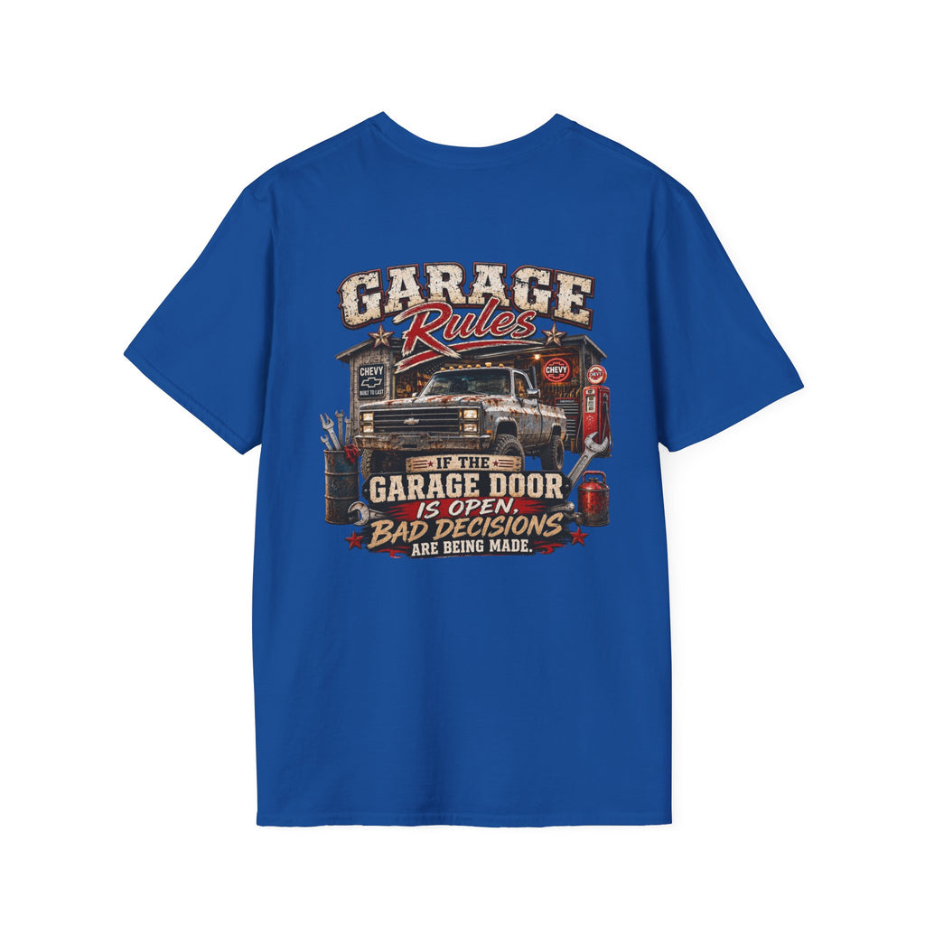 Garage Rules Chevrolet K30 Vintage Truck T-Shirt — Retro K-30 Badge Tee