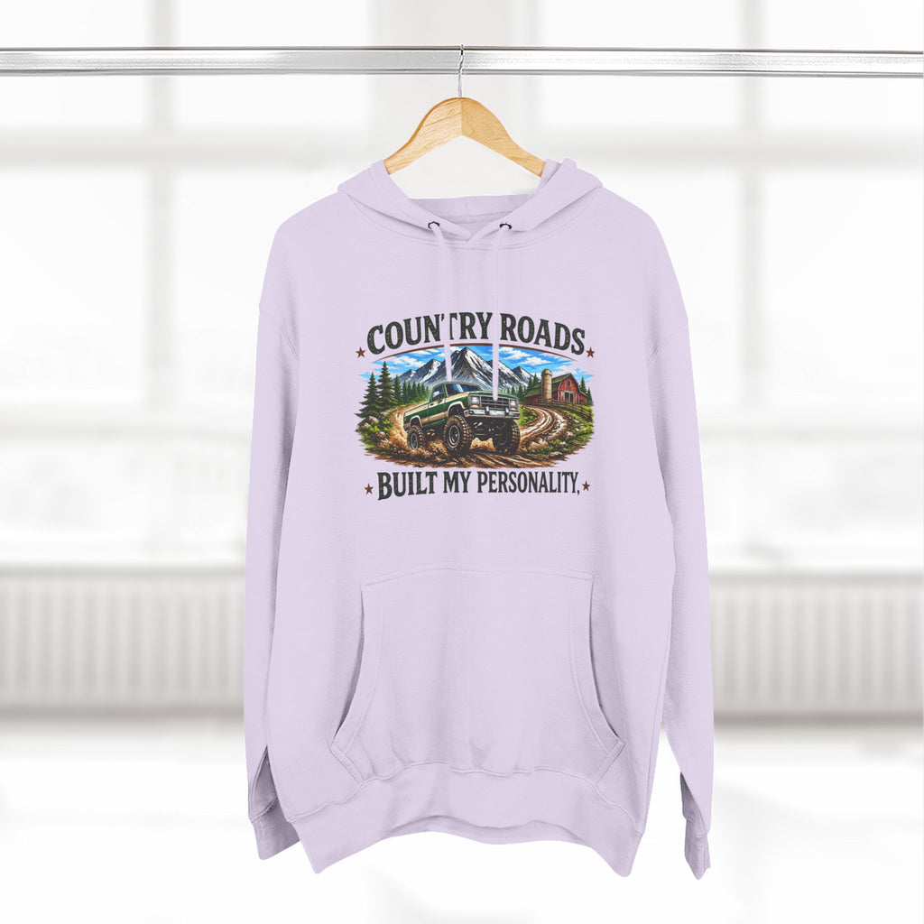 Country Roads Truck Three-Panel Fleece Hoodie