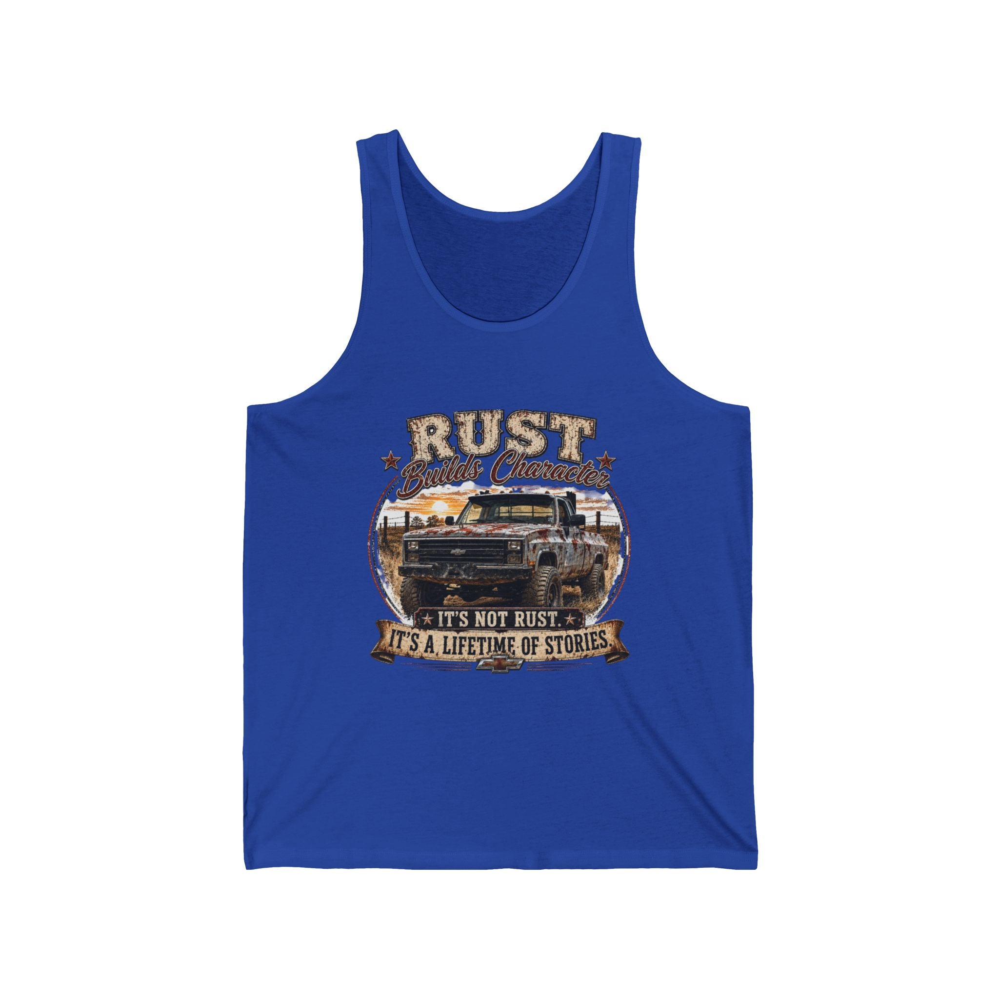 Rust Builds Character Jersey Tank