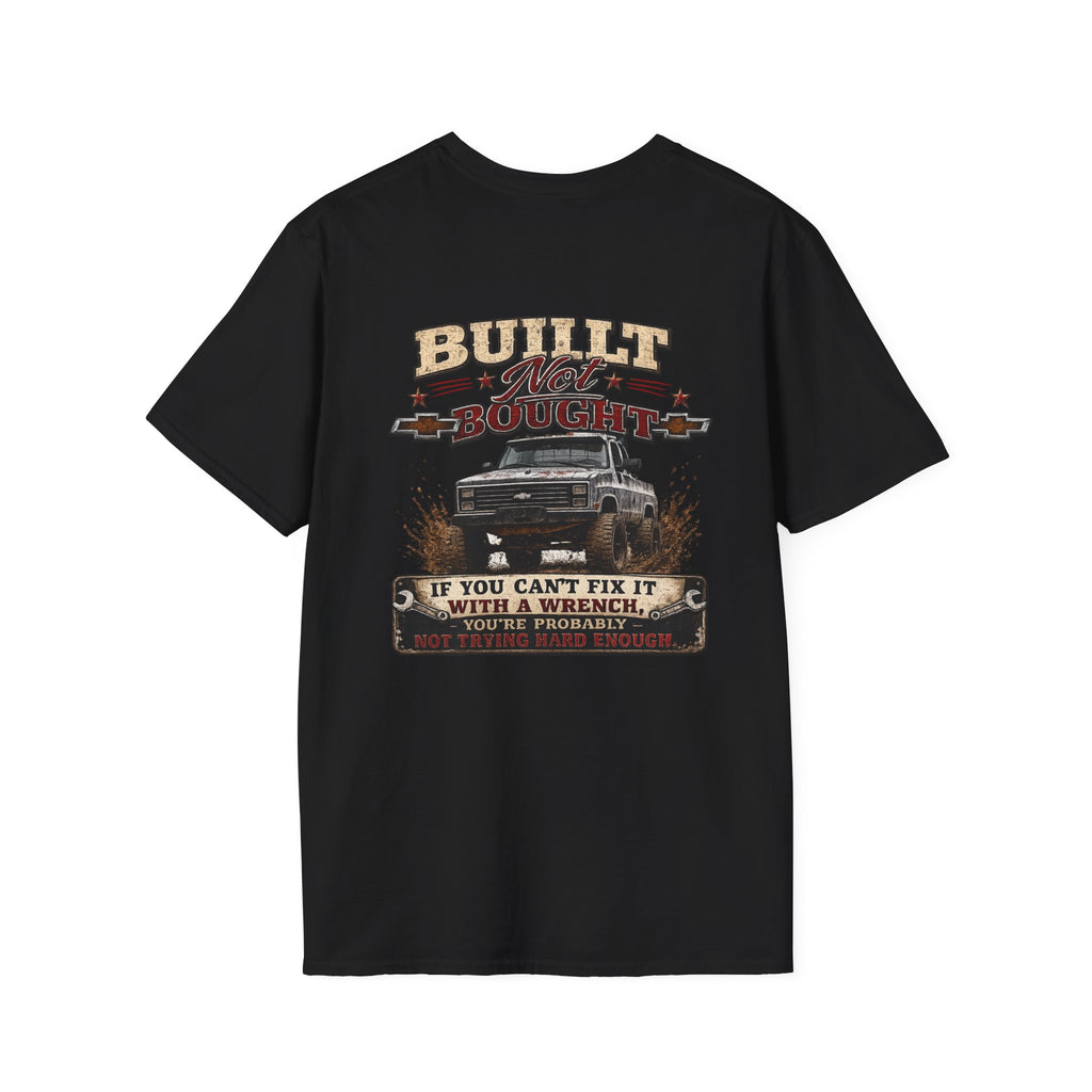 Built Not Bought - Chevrolet K30 Vintage Badge T-Shirt