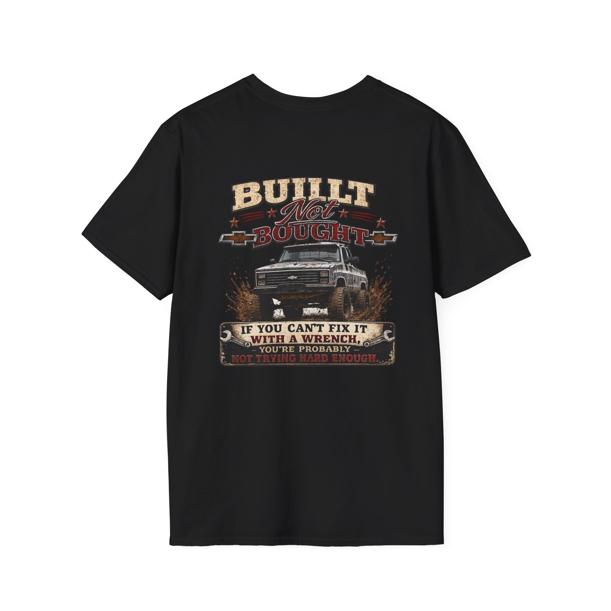 Built Not Bought - Chevrolet K30 Vintage Badge T-Shirt