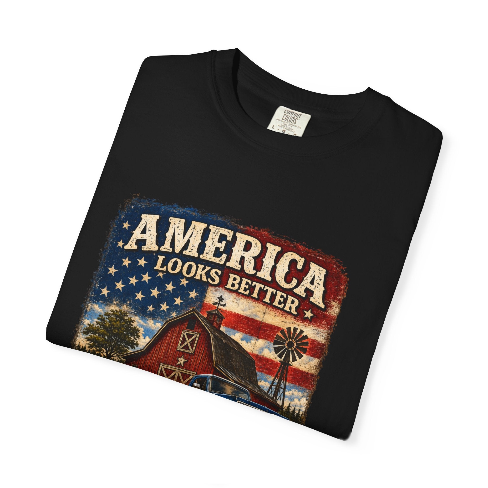 America Looks Better From a Dirt Road T-Shirt