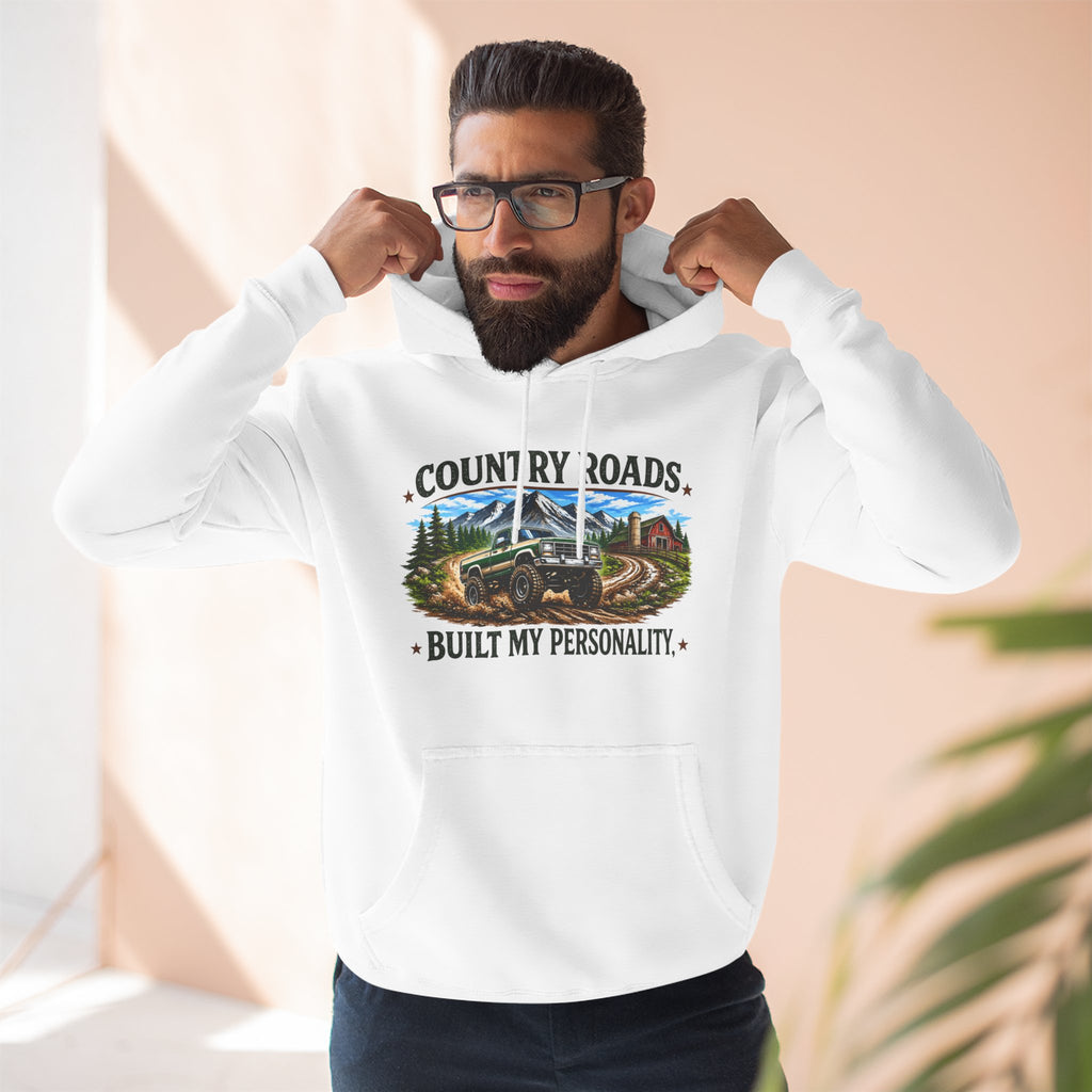 Country Roads Truck Three-Panel Fleece Hoodie