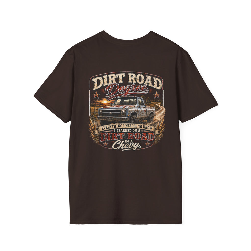 Dirt Road Degree - Chevrolet K30 Vintage Badge T-Shirt