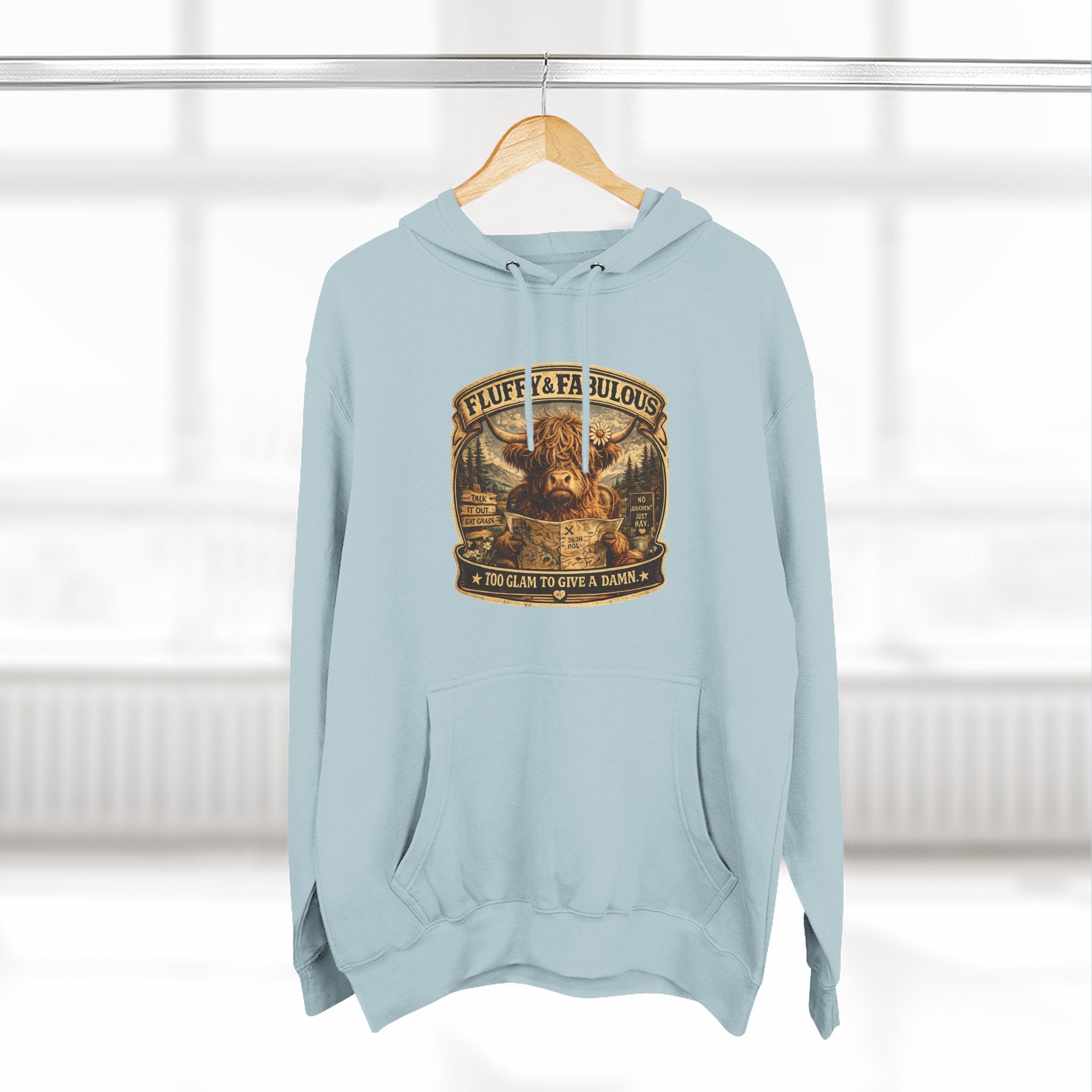 Fluffy & Fabulous Three-Panel Fleece Hoodie