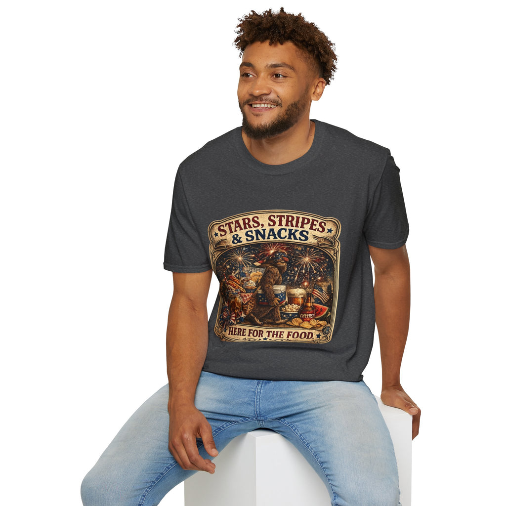 Patriotic 'Stars, Stripes & Snacks' T-Shirt