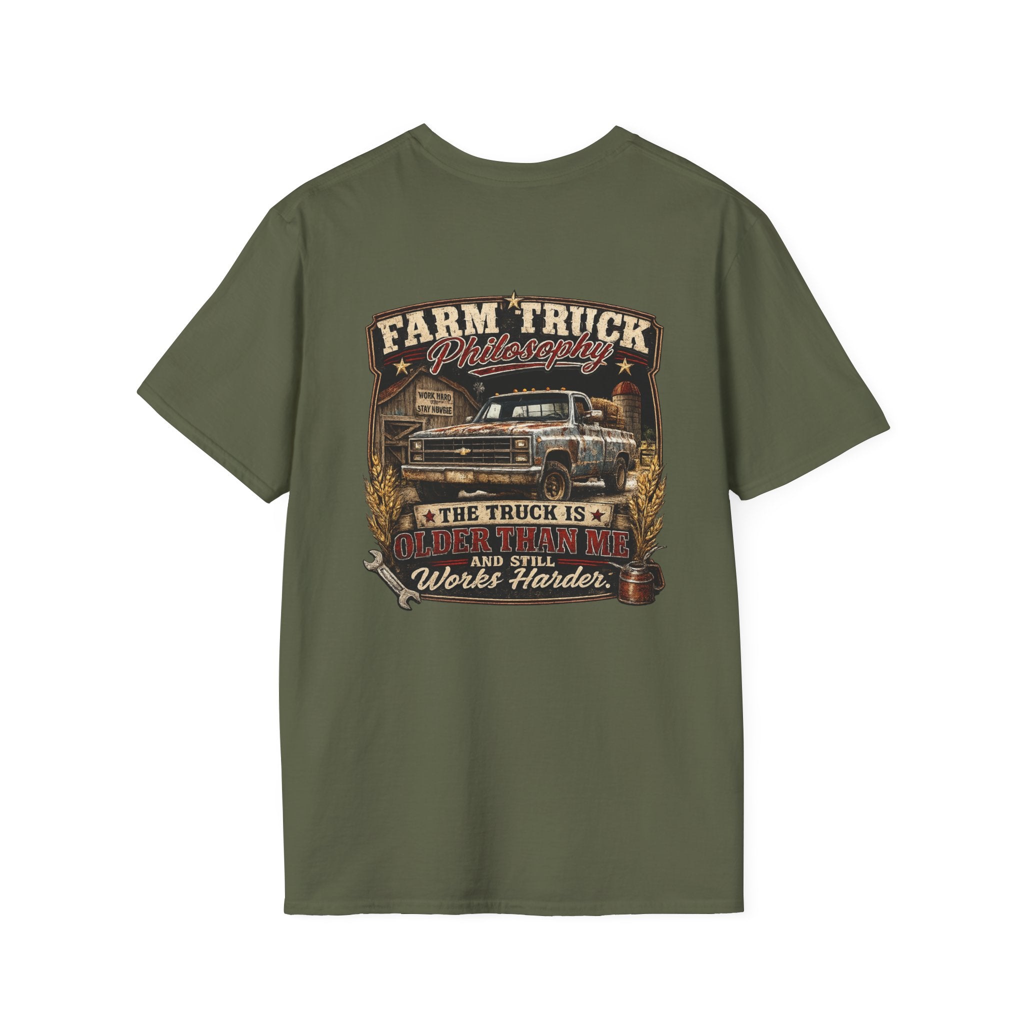 Farm Truck - Chevrolet K30 Vintage Badge T-Shirt