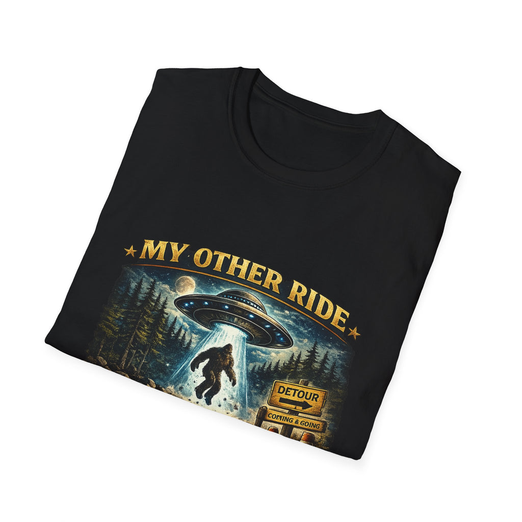 UFO Tee — "My Other Ride is Unconfirmed" Alien Abduction T-Shirt