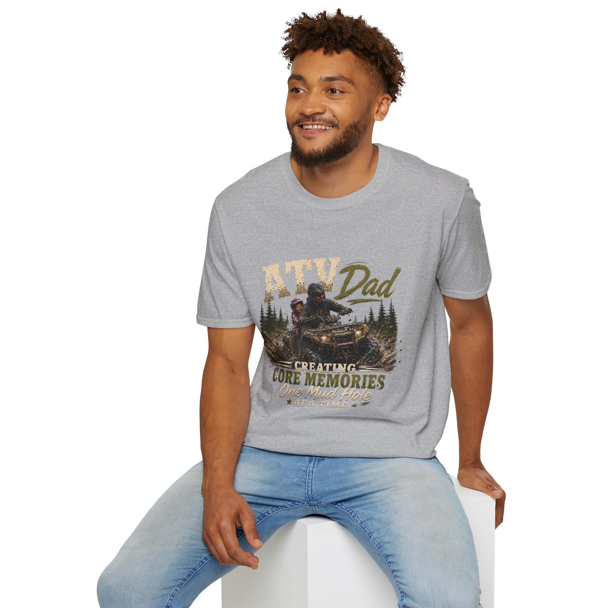 ATV Dad T-Shirt – "Creating Core Memories One Mud Hole at a Time" Outdoor Riding Tee