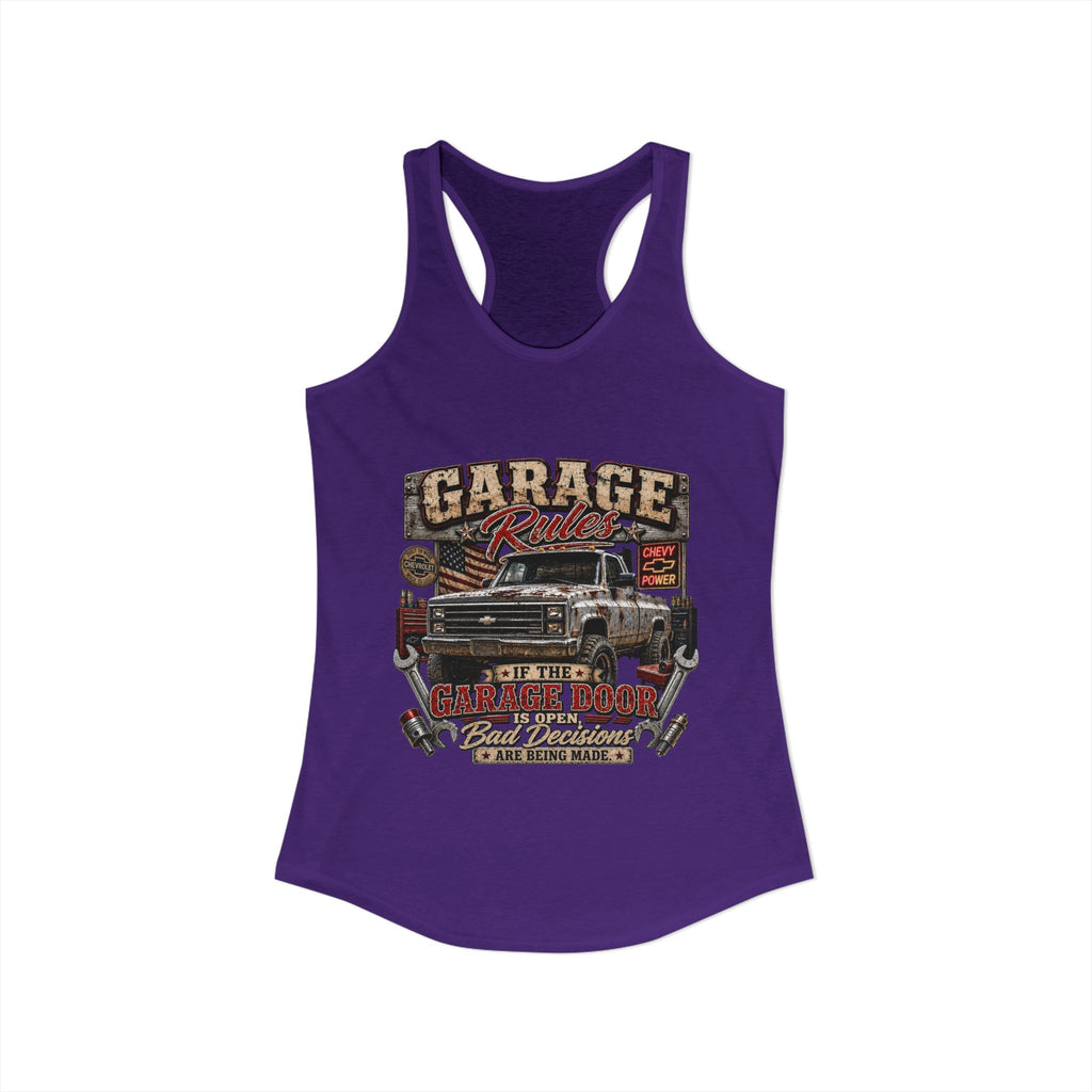 Garage Rules Ideal Racerback Tank