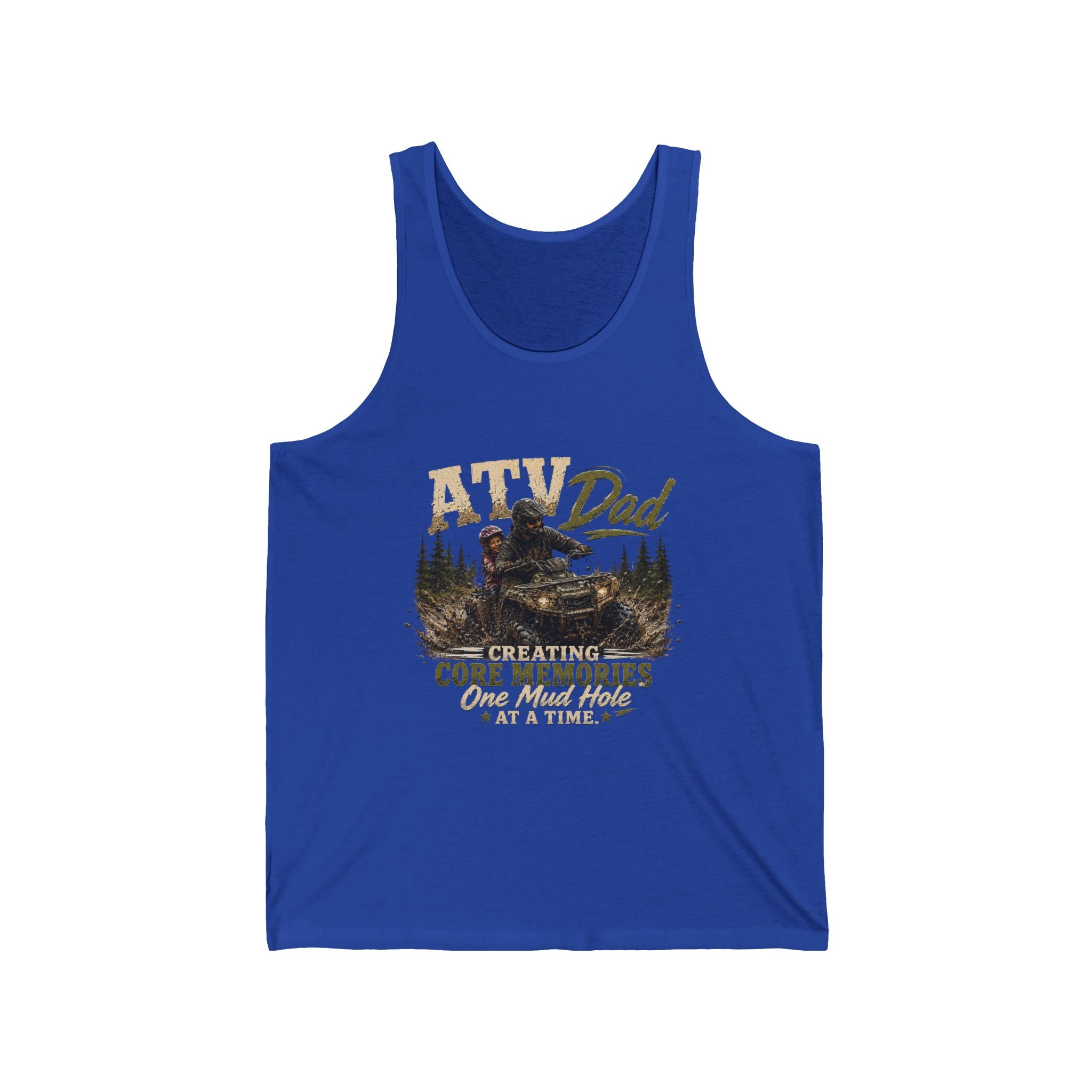 "Creating Core Memories One Trail at a Time" Graphic Tank – ATV Dad Tank Top