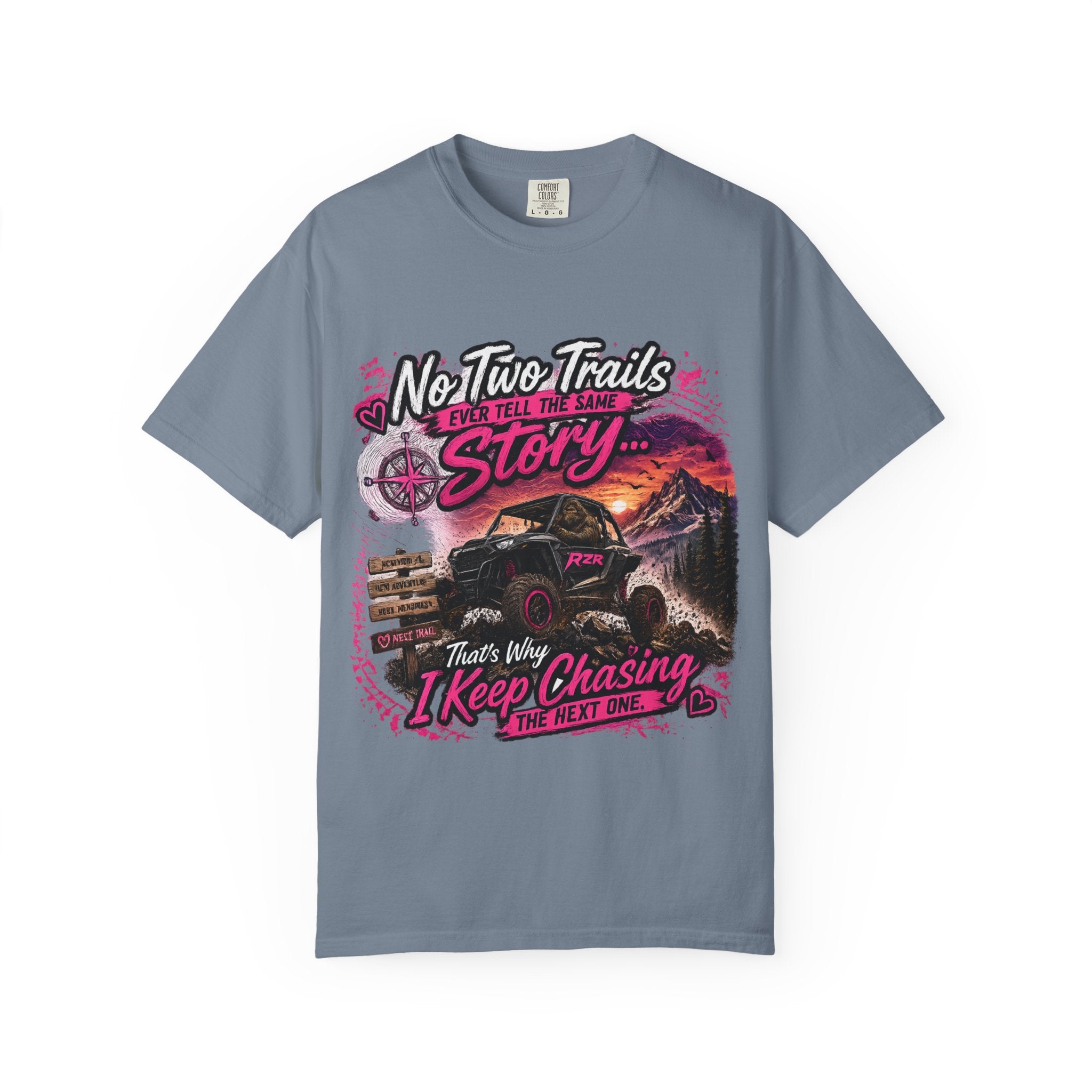 Off‑Road Truck T‑Shirt — “No Two Trails Ever Tell the Same Story” Adventure Tee