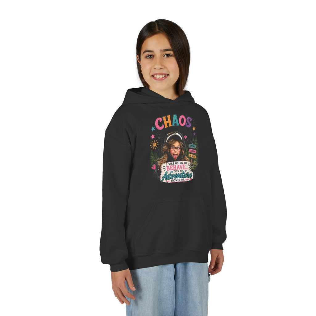 Youth Hoodie - "Chaos Coordinator" Funny Christmas Sweatshirt for Kids