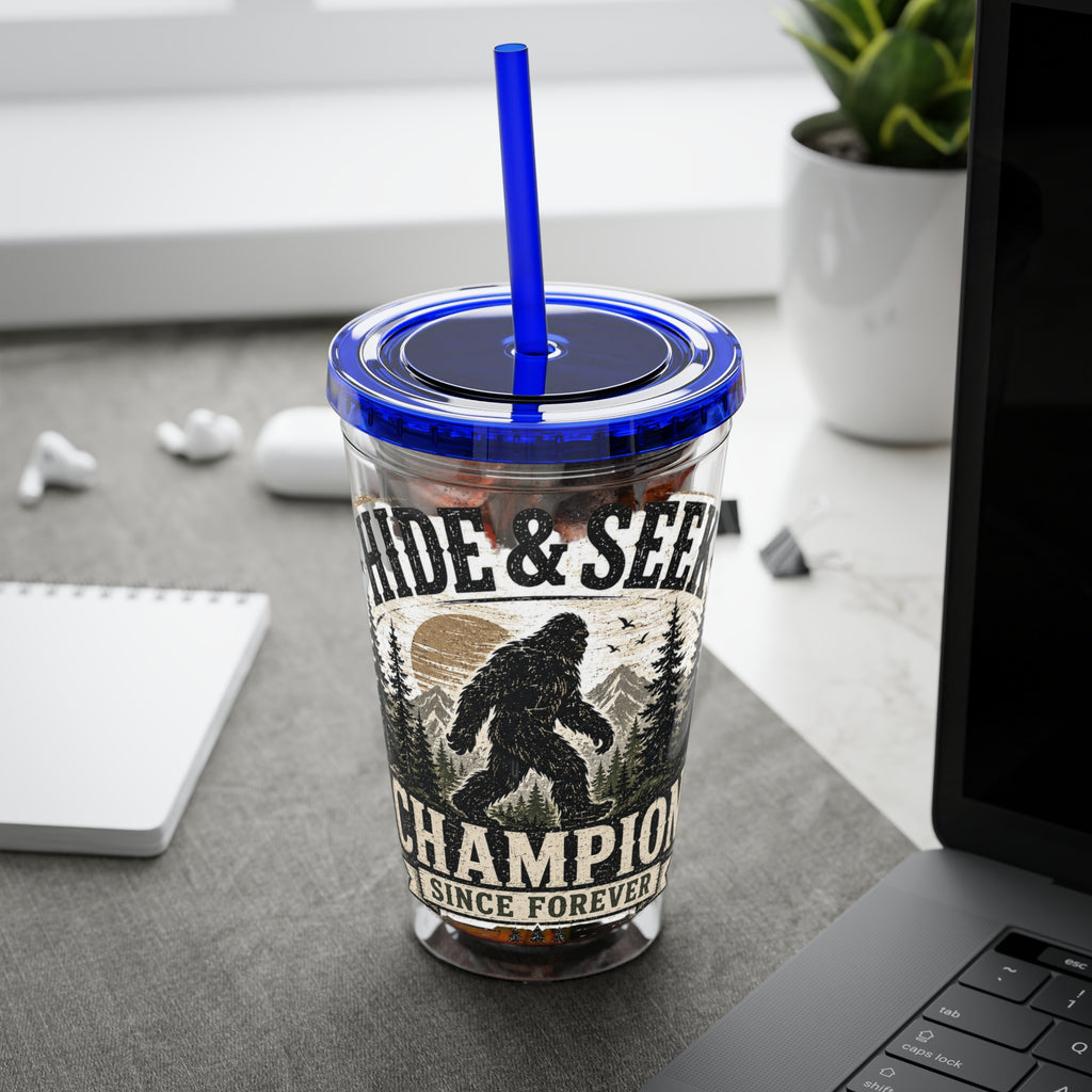 Hide & Seek Champion Since Forever Sunsplash Tumbler with Straw, 16oz