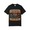 Firework Critic Raccoon T-Shirt — "Professional Firework Critic, That One Was Better Last Year"