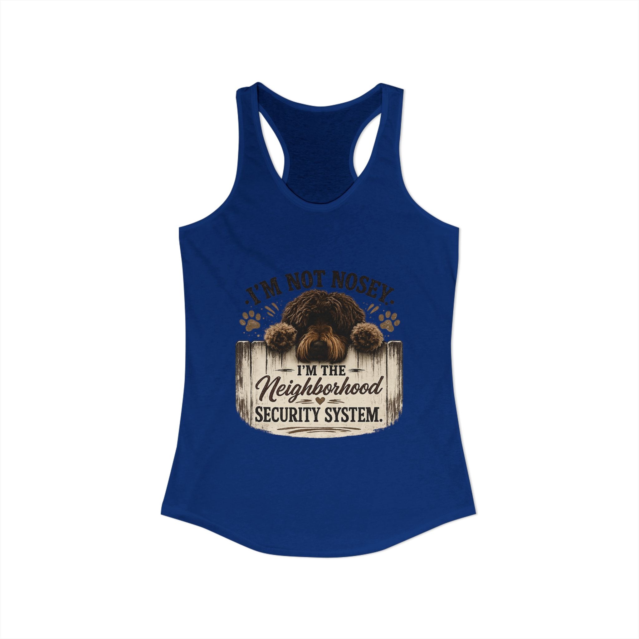 I'm Not Nosey Women's Ideal Racerback Tank
