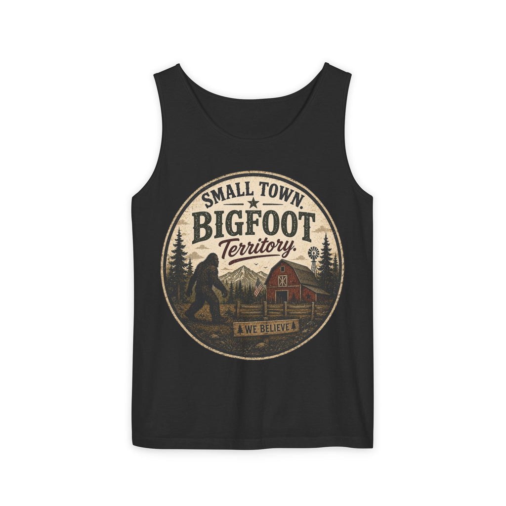 Small Town Bigfoot Territory Tank Top
