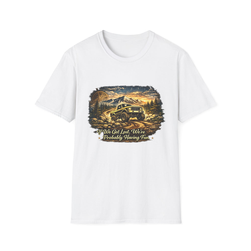 Off-Road Adventure T-Shirt – 'We’ve Got Lost, We’re Probably Having Fun' Scenic Truck Tee