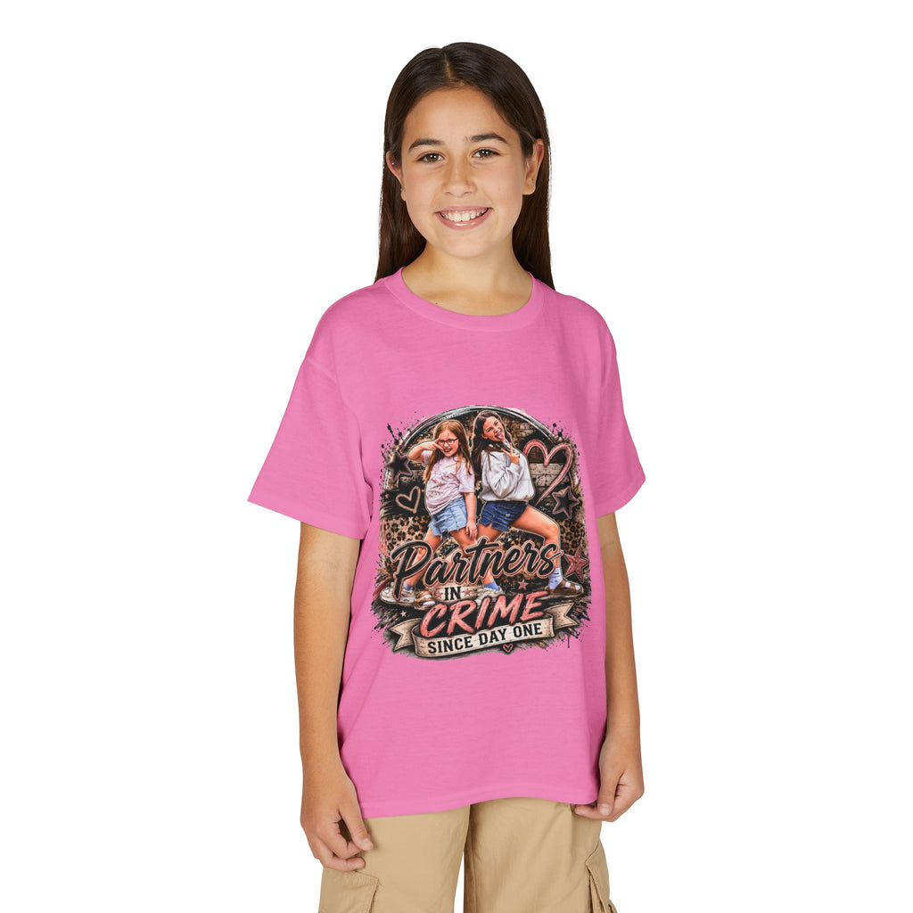 "Partners in Crime Since Day One" Best Friend Tee – Youth T-Shirt