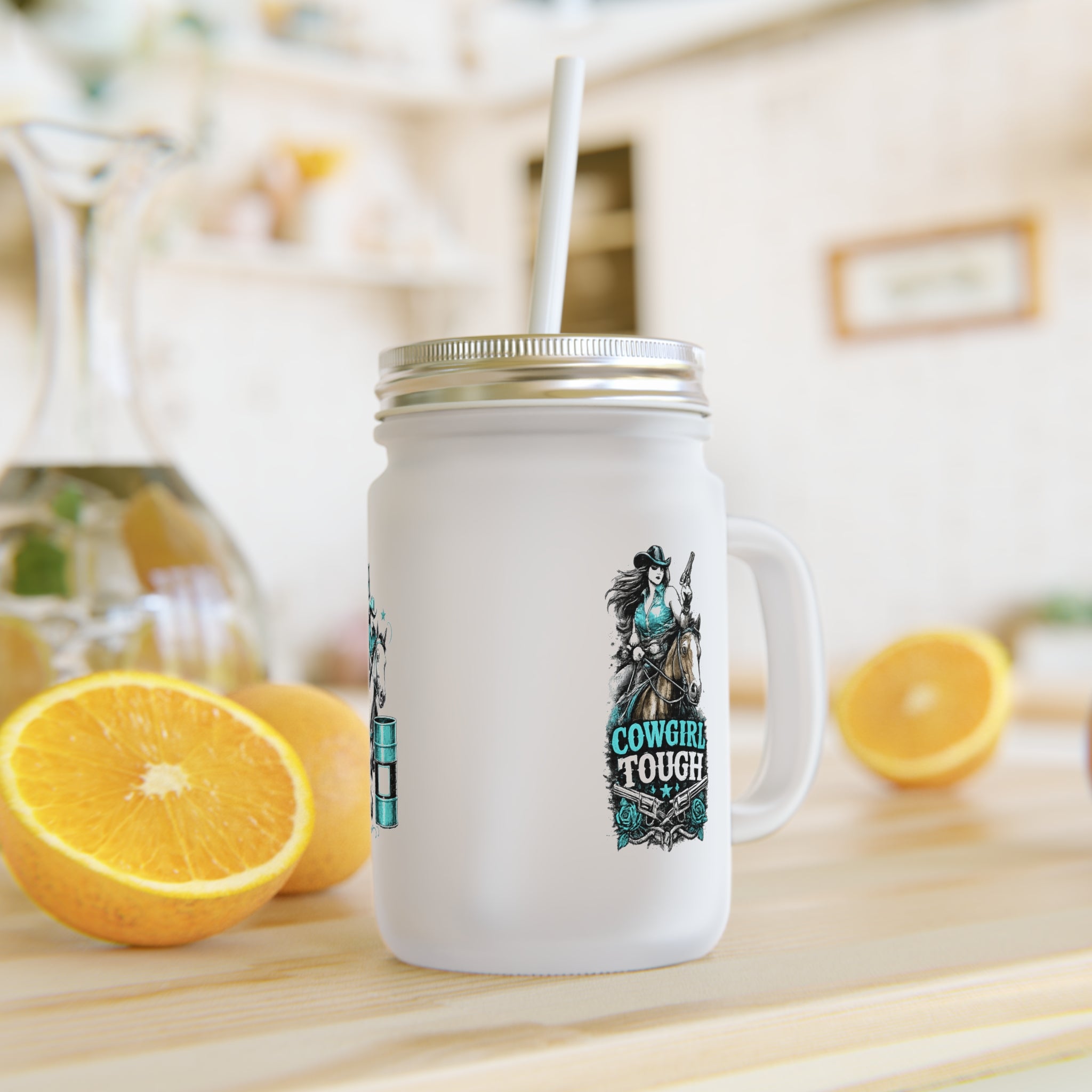 Chase the Dream Ride With Courage - Mason Jar