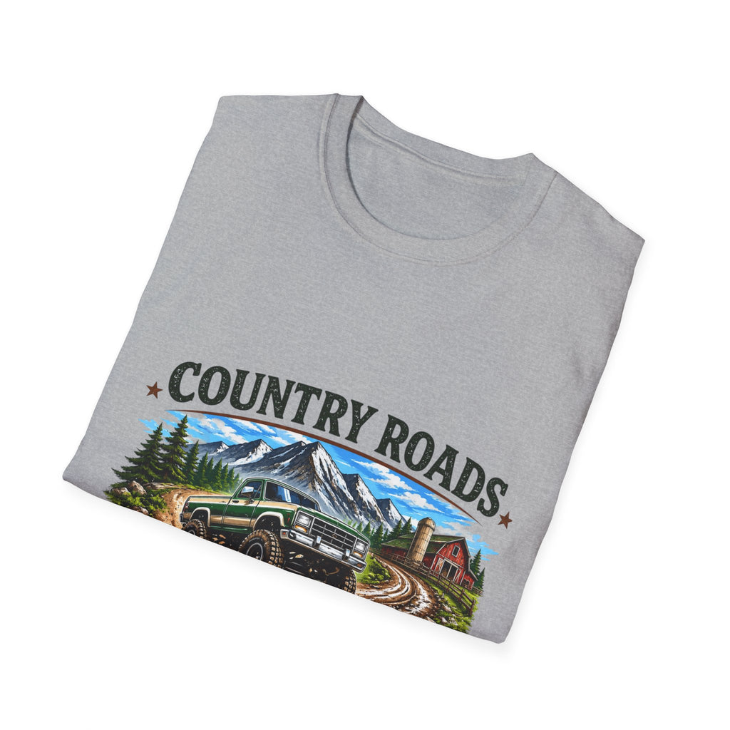Country Roads Truck Softstyle T-Shirt
