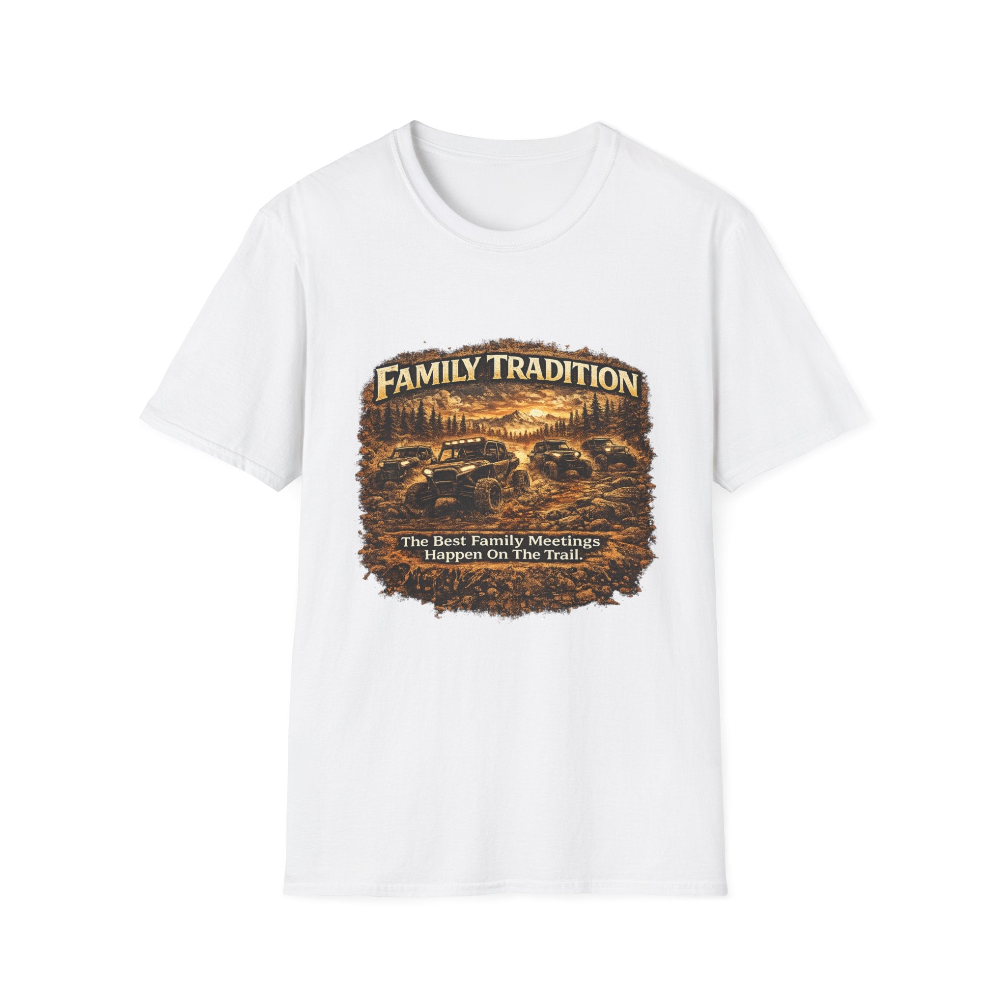 "Family Tradition" Off-Road Truck Vintage Graphic — T-Shirt