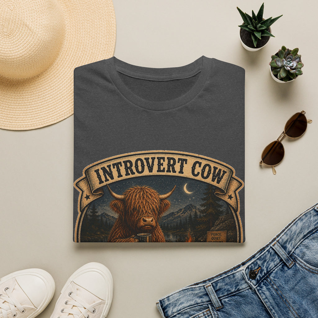 Inrovert Highland Cow Unisex Softstyle T-Shirt