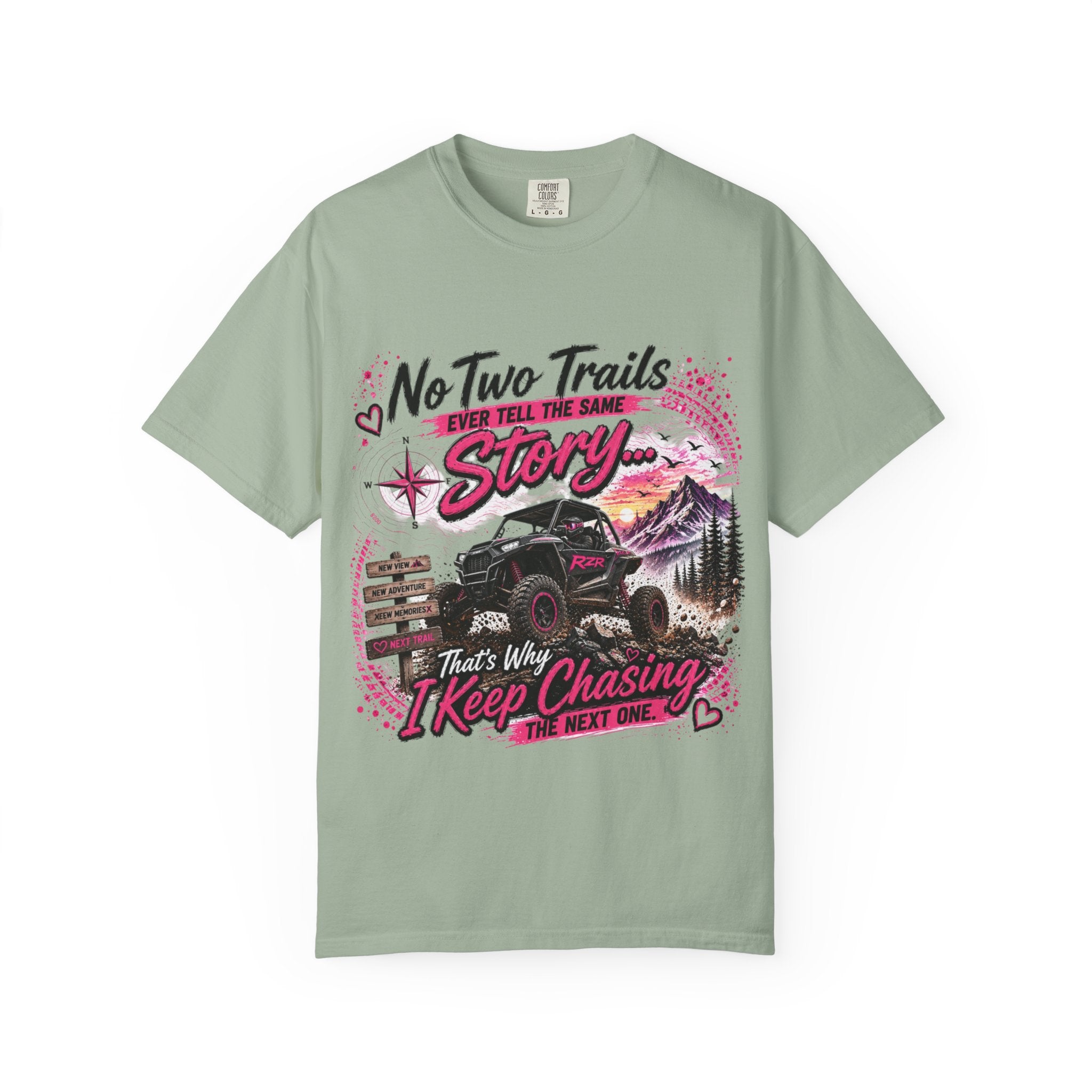 Off-Road Truck T-Shirt — "No Two Trails Ever Tell the Same Story" Adventure Tee