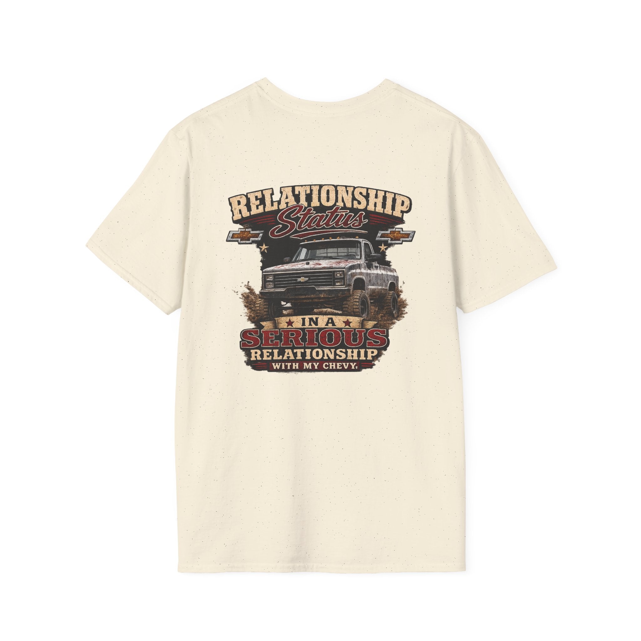 Relationship Status - Chevrolet K30 Vintage Truck Pocket T-Shirt