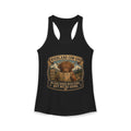 Highland Cow GPS Women's Ideal Racerback Tank