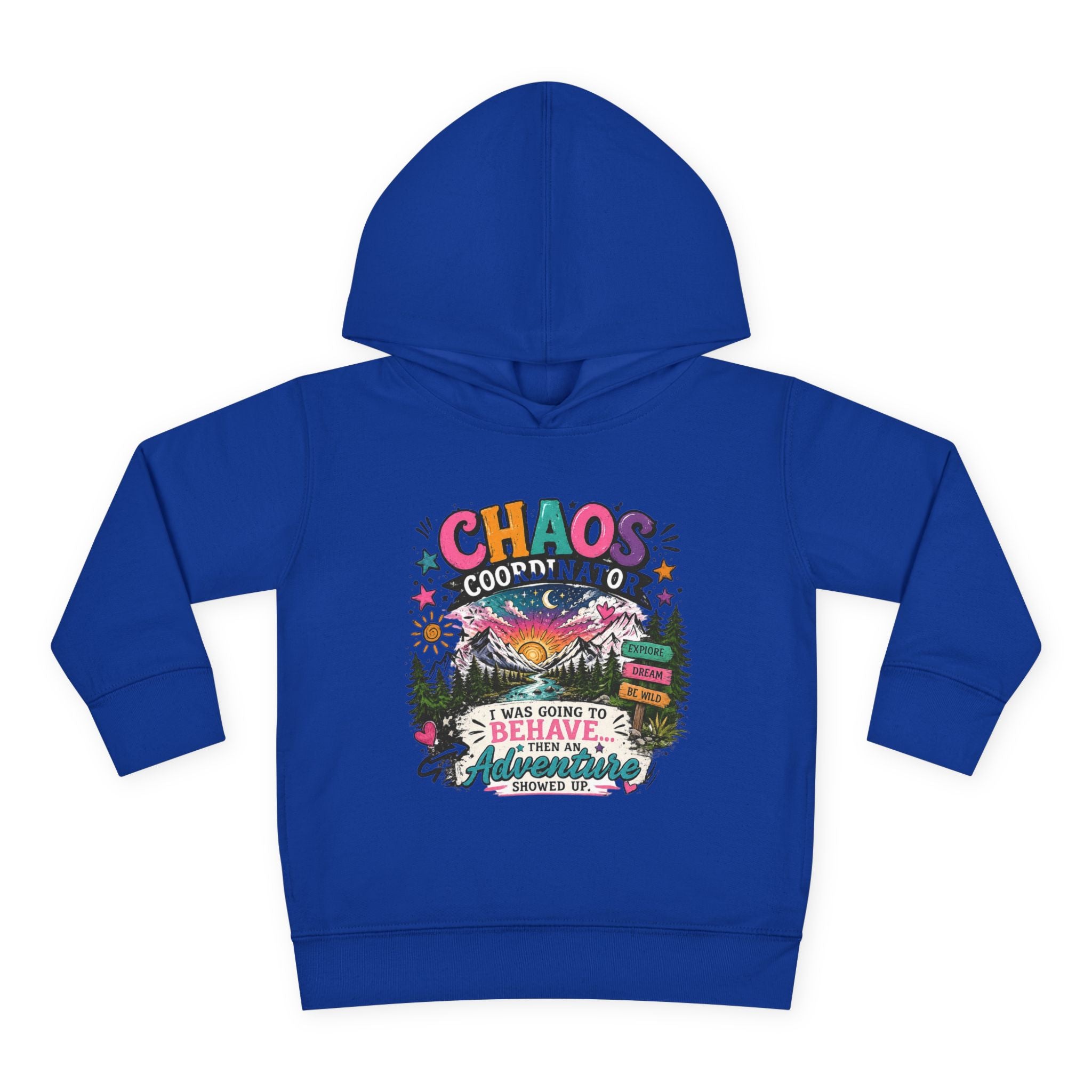 Chaos Coordinator Toddler Pullover Fleece Hoodie