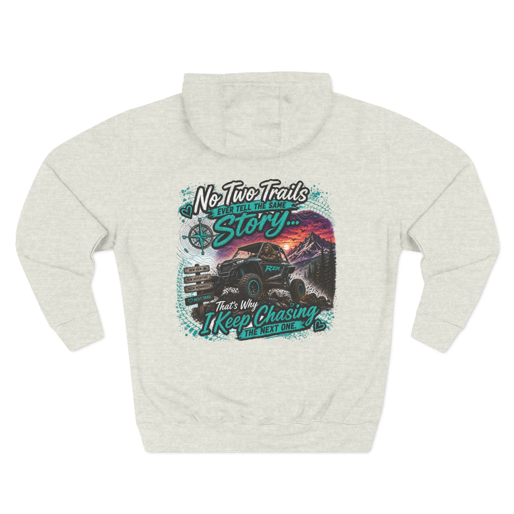 "No Two Trails Tell the Same Story" Adventure Graphic Pullover - Off-Road Hoodie