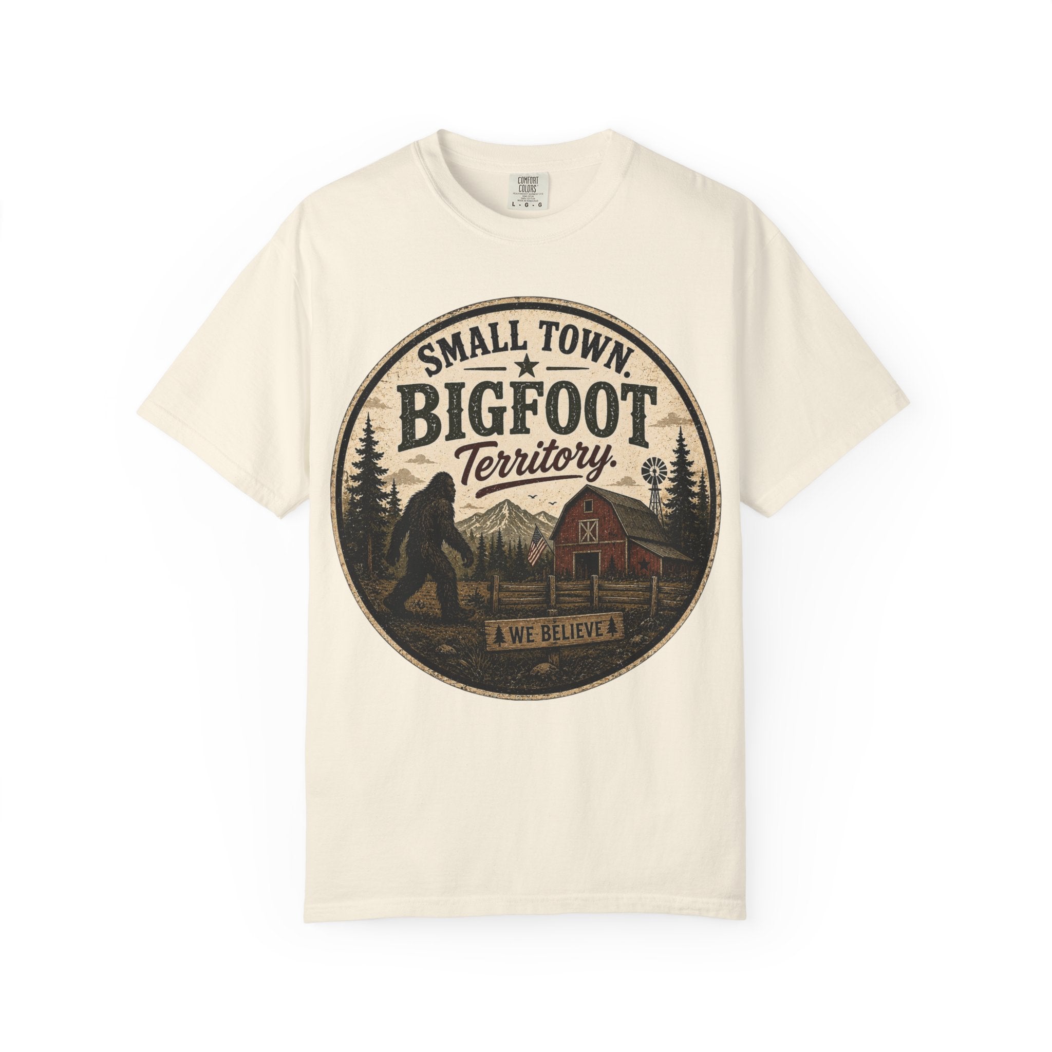 Small Town Bigfoot Territory T-shirt