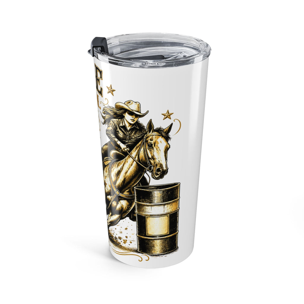 Chase the Dream Horse Gold Tumbler 20oz