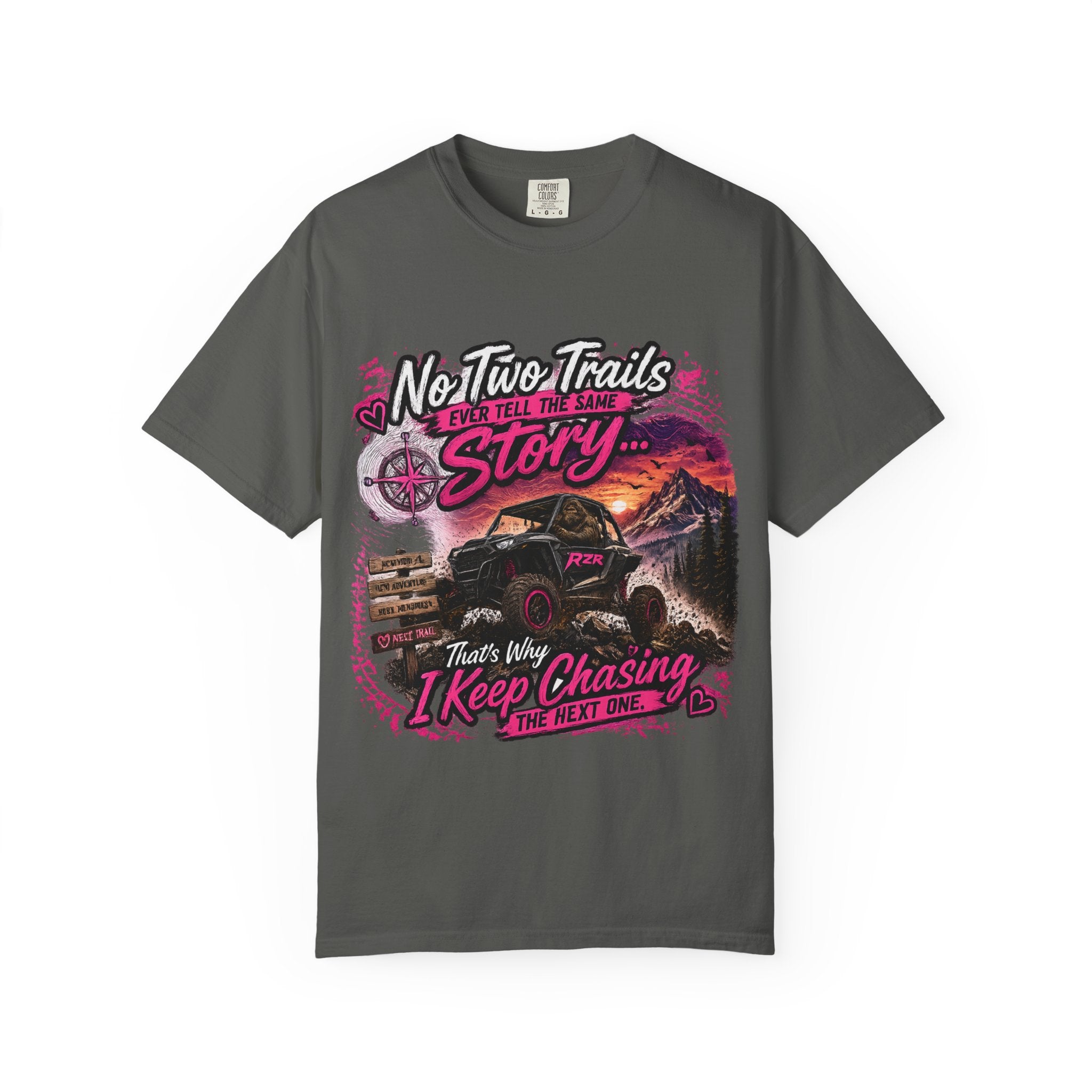 Off‑Road Truck T‑Shirt — “No Two Trails Ever Tell the Same Story” Adventure Tee