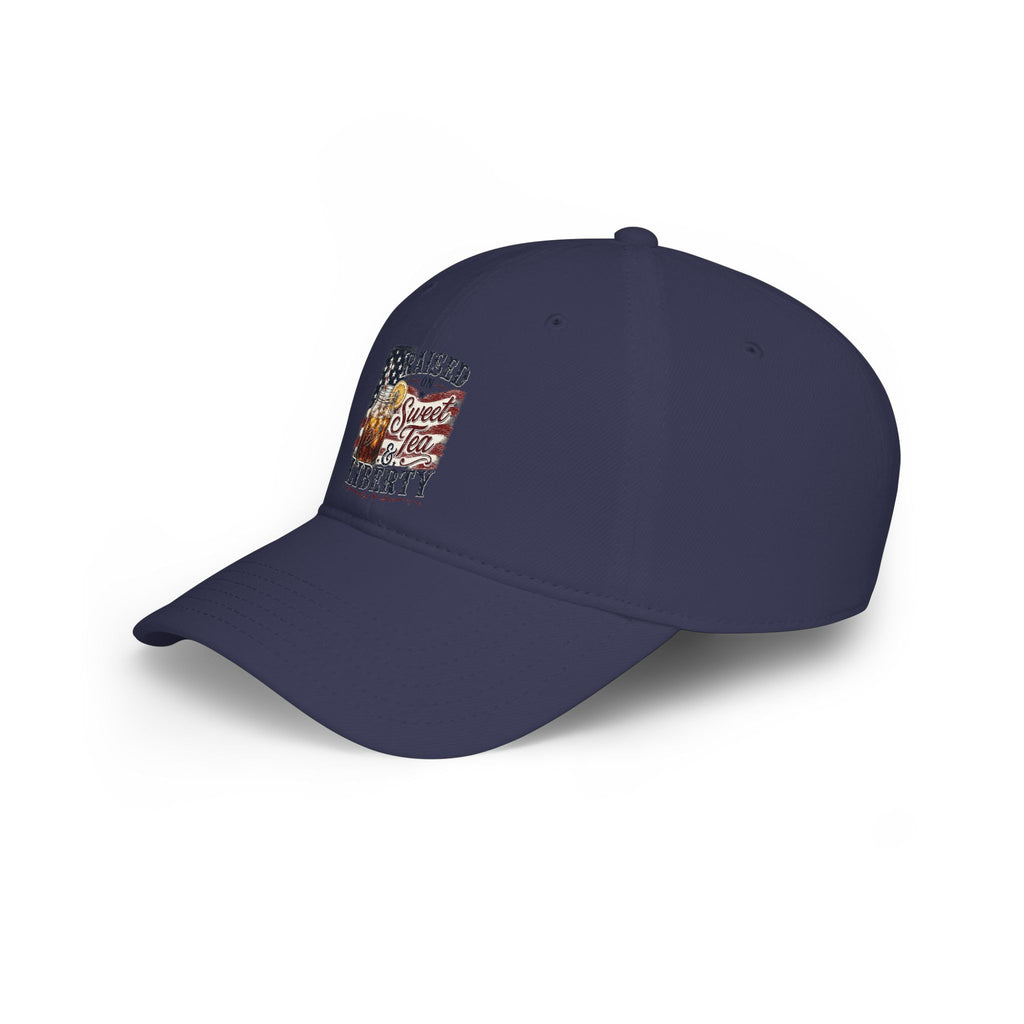 Raised on Sweet Tea and Liberty Baseball Cap