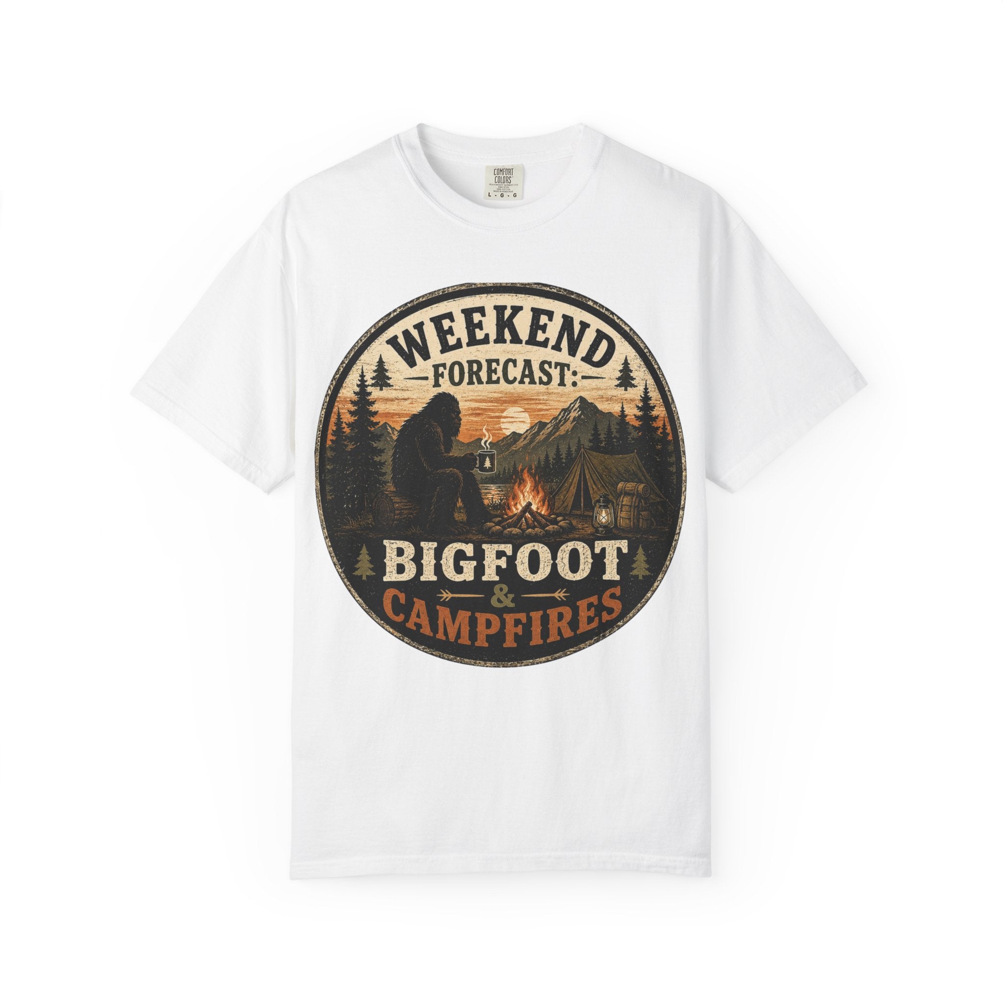 Weekend Forecast: Bigfoot & Campfires T-Shirt