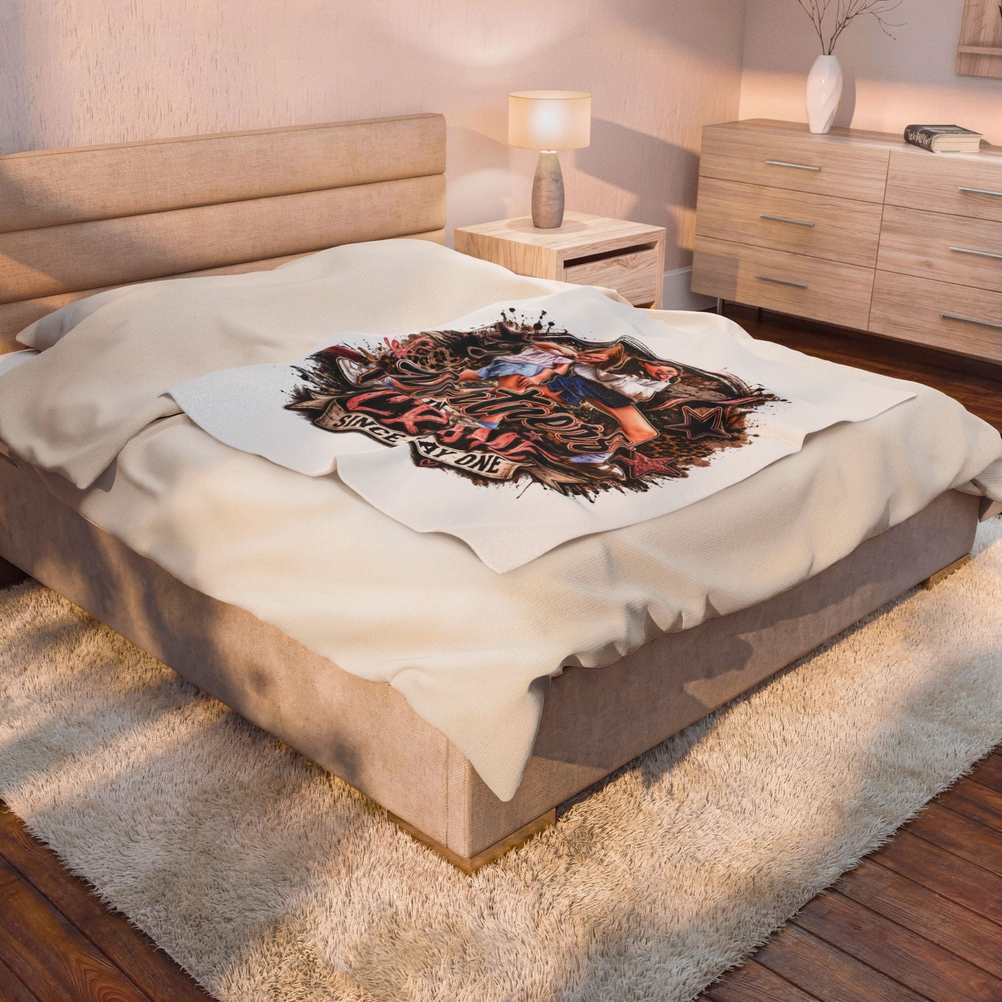 Partners In Crime Velveteen Plush Blanket