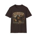 Hide & Seek Champion T-Shirt — Bigfoot Sasquatch Vintage Badge Design