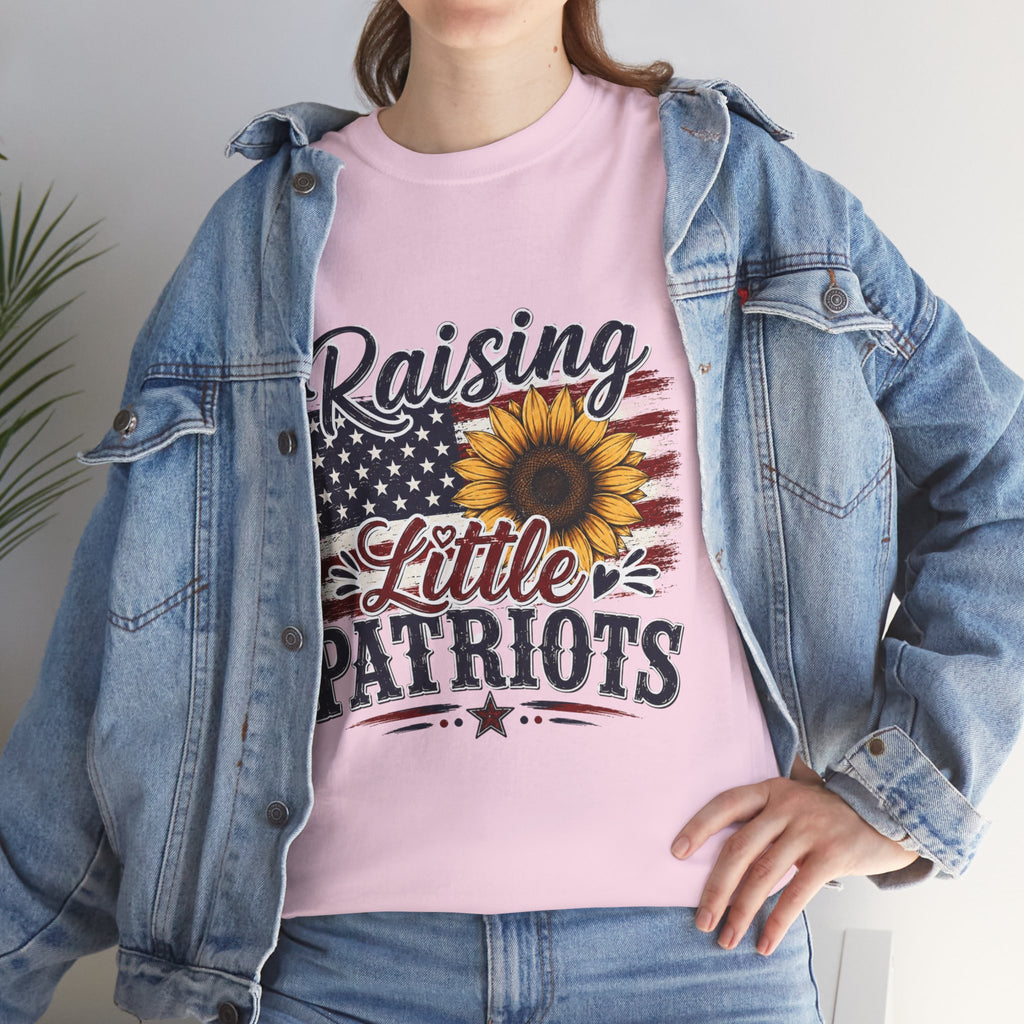 Raising Little Patriots 4th of July Tee — Patriotic Independence Day Tee