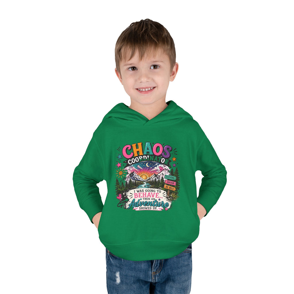 Chaos Coordinator Toddler Pullover Fleece Hoodie