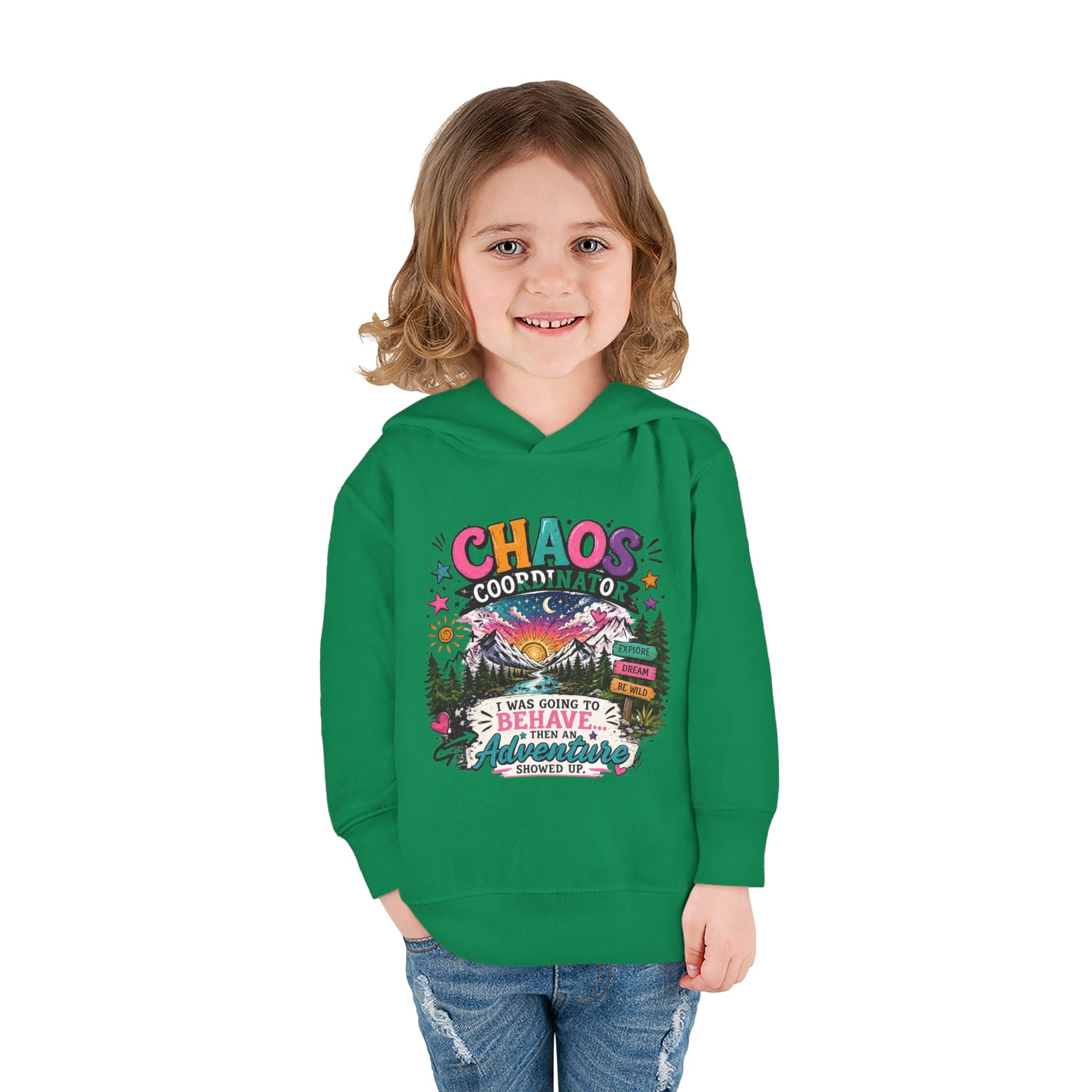 Chaos Coordinator Toddler Pullover Fleece Hoodie