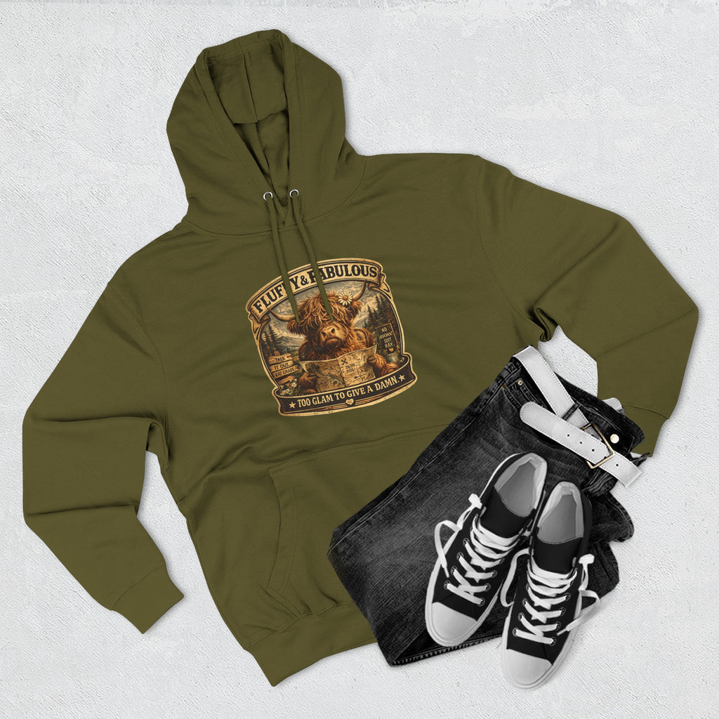 Fluffy & Fabulous Three-Panel Fleece Hoodie
