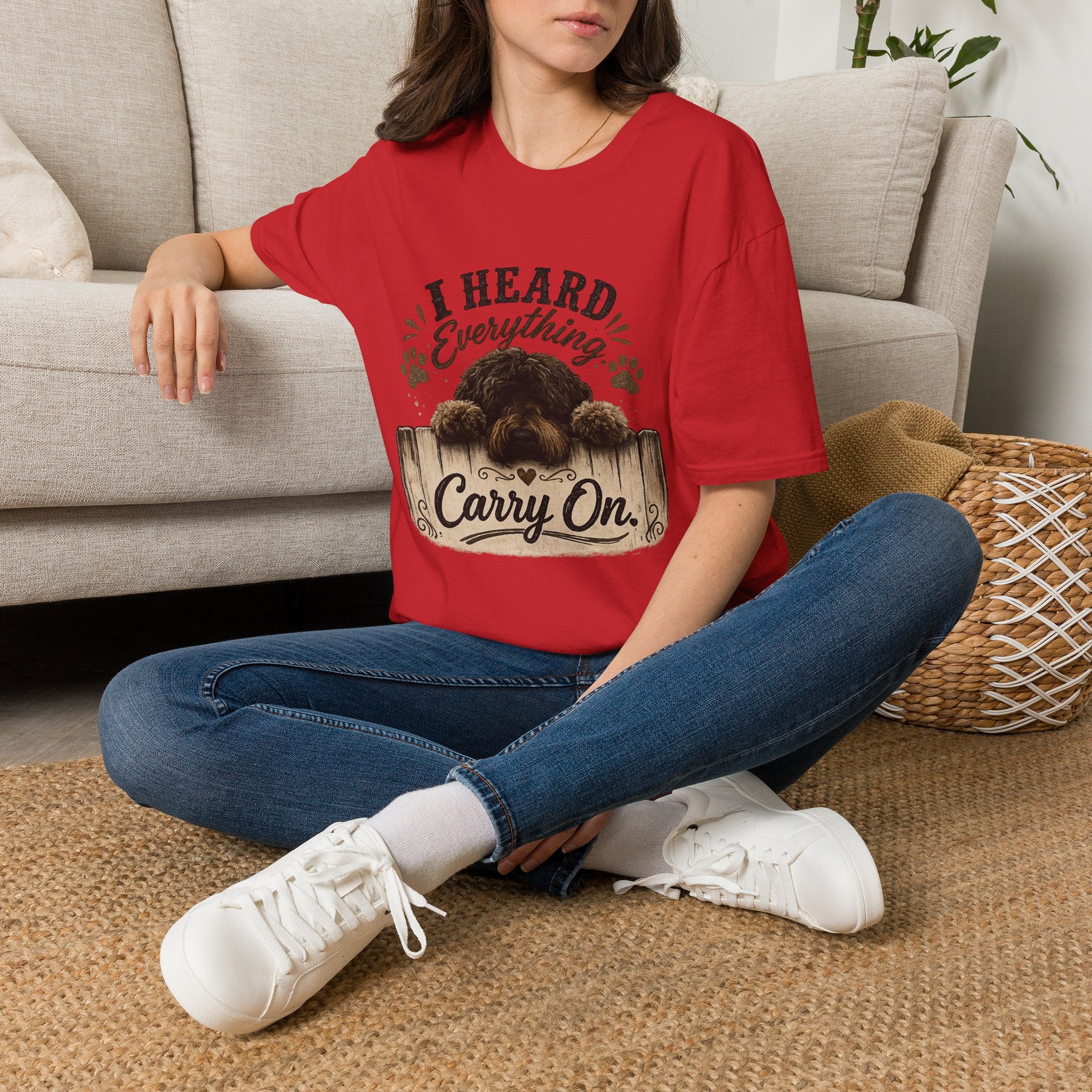 'I Heard Everything Carry On' - Unisex Softstyle T-Shirt