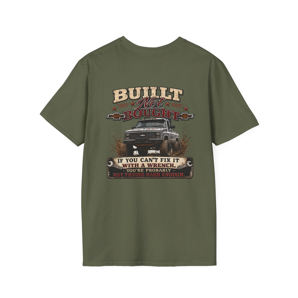 Built Not Bought - Chevrolet K30 Vintage Badge T-Shirt
